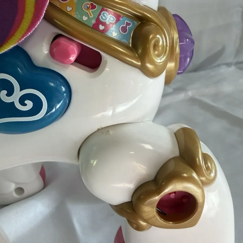 VTech Starshine the Bright Lights Unicorn. Tested and Works. Missing Some Charms